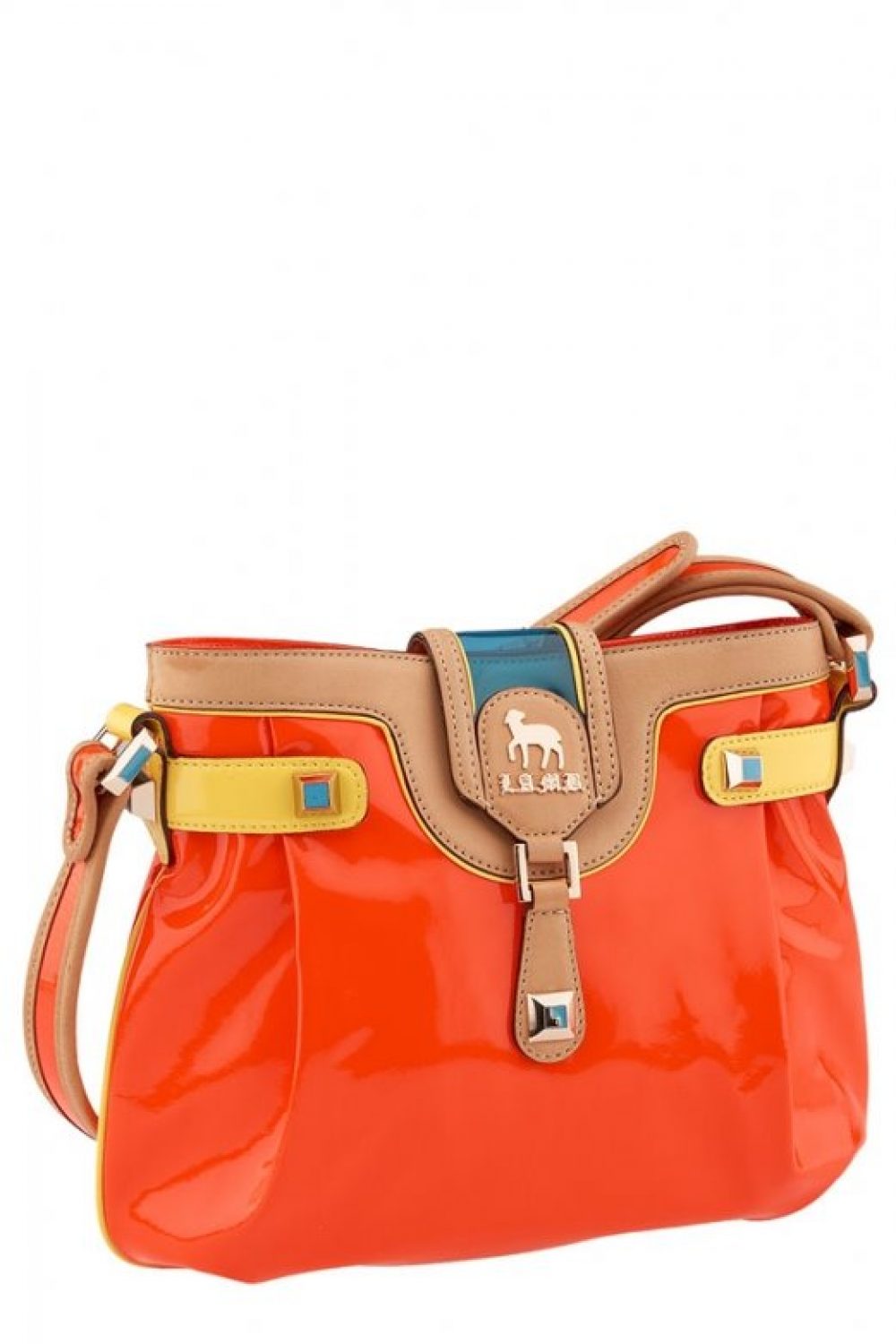 Gwen Stefani Hearts Her Orange L.A.M.B. Bag