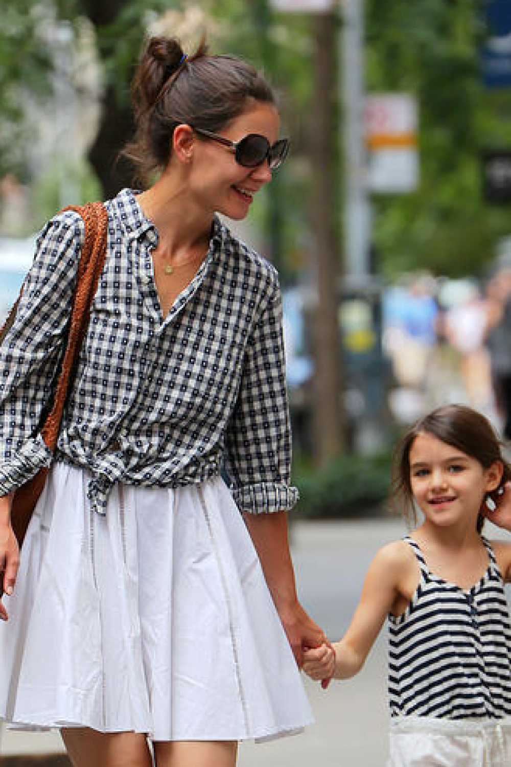 Katie Holmes Borrows from the Boys
