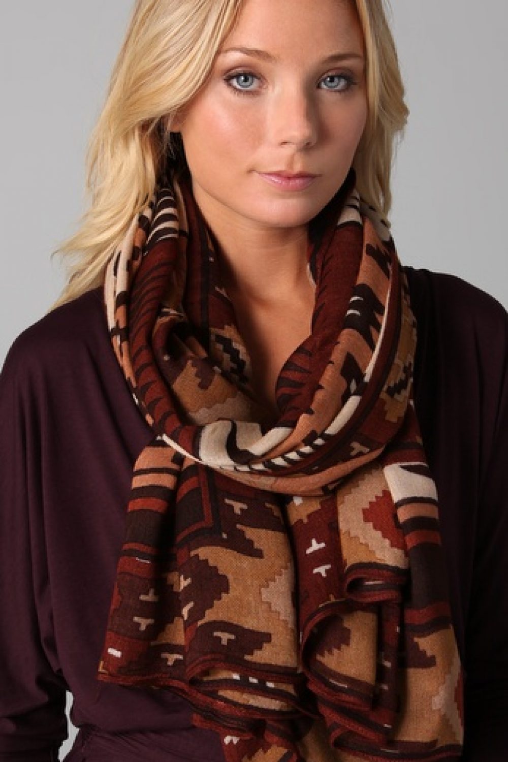 Celebs Heart Theodora & Callum Navajo Blanket Scarf