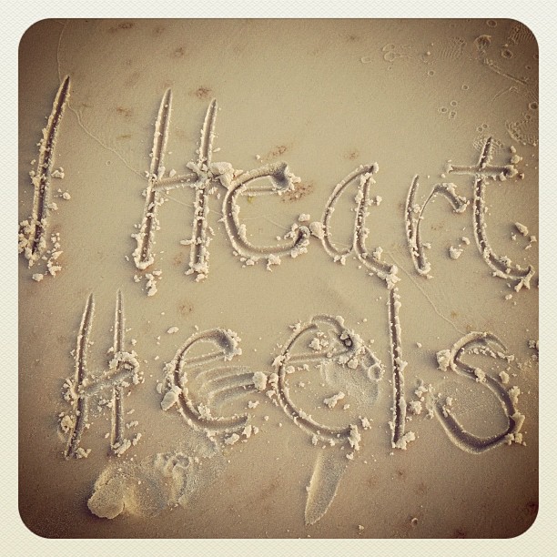 I Heart Heels Sandy Beach