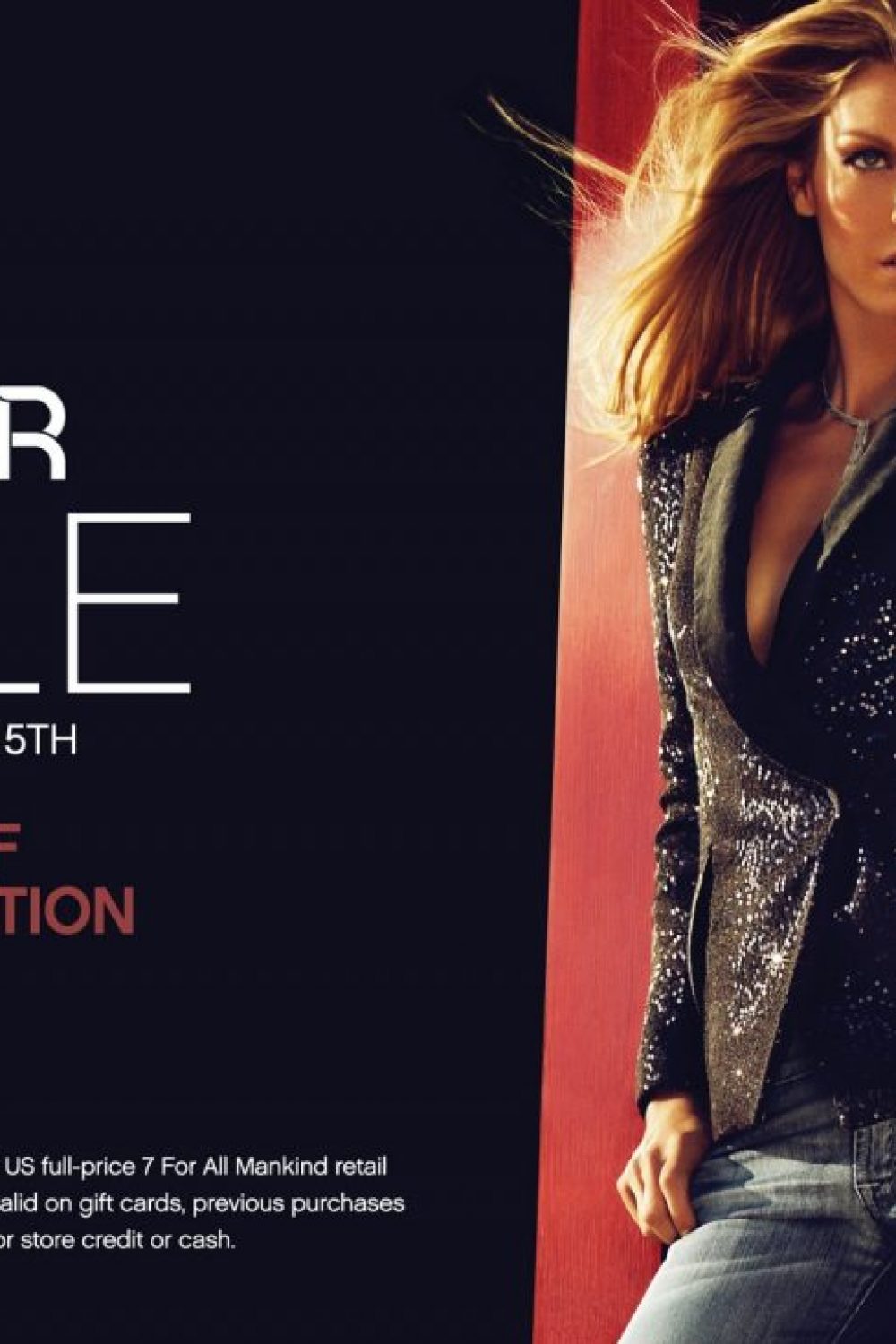 Seven for All Mankind Winter Sale