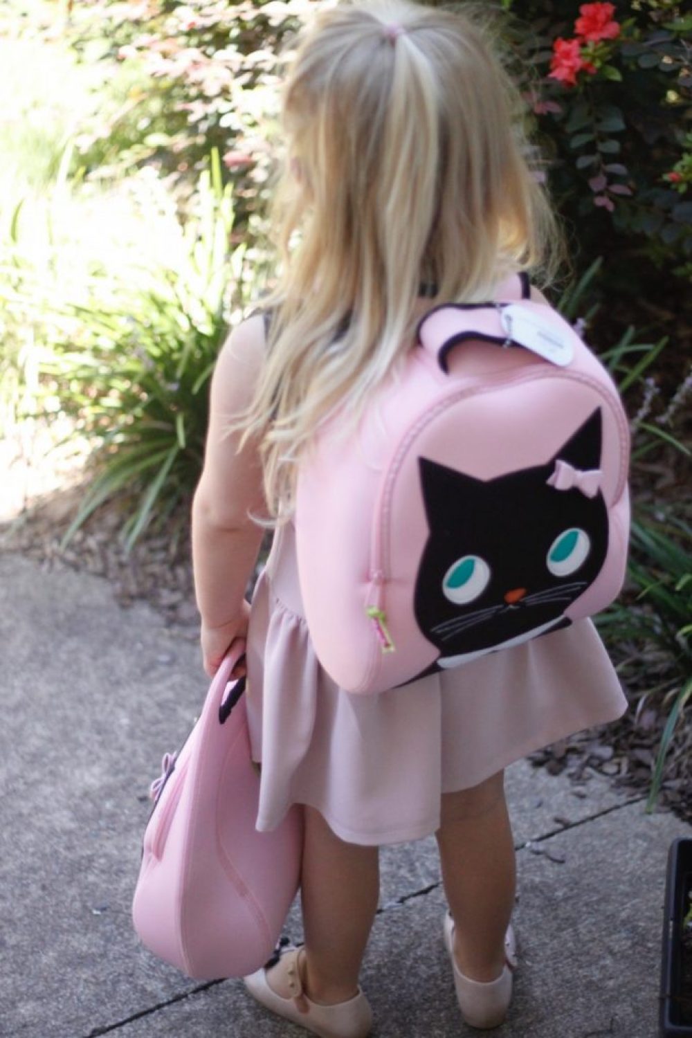 Whiny Wednesday: Dabbawalla Miss Kitty Backpack Goes to Preschool
